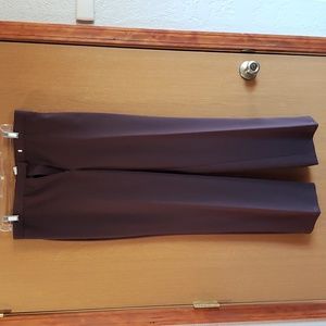 Women's Sag Harbor Stretch Brown Dress Slacks, Size 10